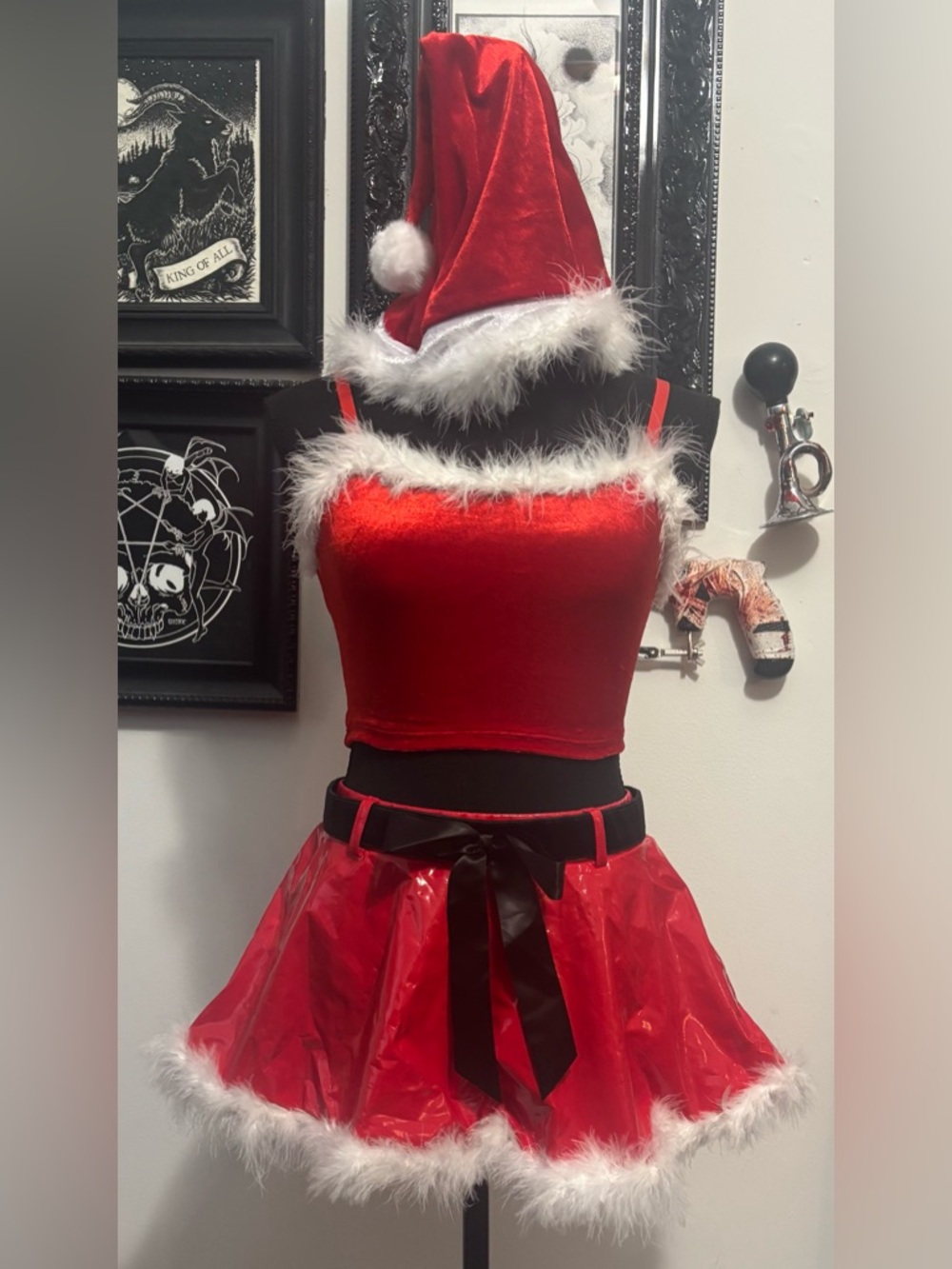 NWT Dolls Kill / Trickz N’ Treatz Jingle Bell Mean Girls Talent Show Costume Set